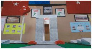 Nazife Hatun İlkokulu - Duvar Gazetesi Hazırlama Yarışması İlkokullar Birincisi