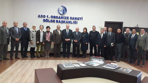 İlçemiz Mesleki ve Teknik Ortaöğretim Okul Müdürleri Müdürlüğümüz Aracılığıyla Ankara Sanayi Odası Başkanı ile Bir Araya Geldi