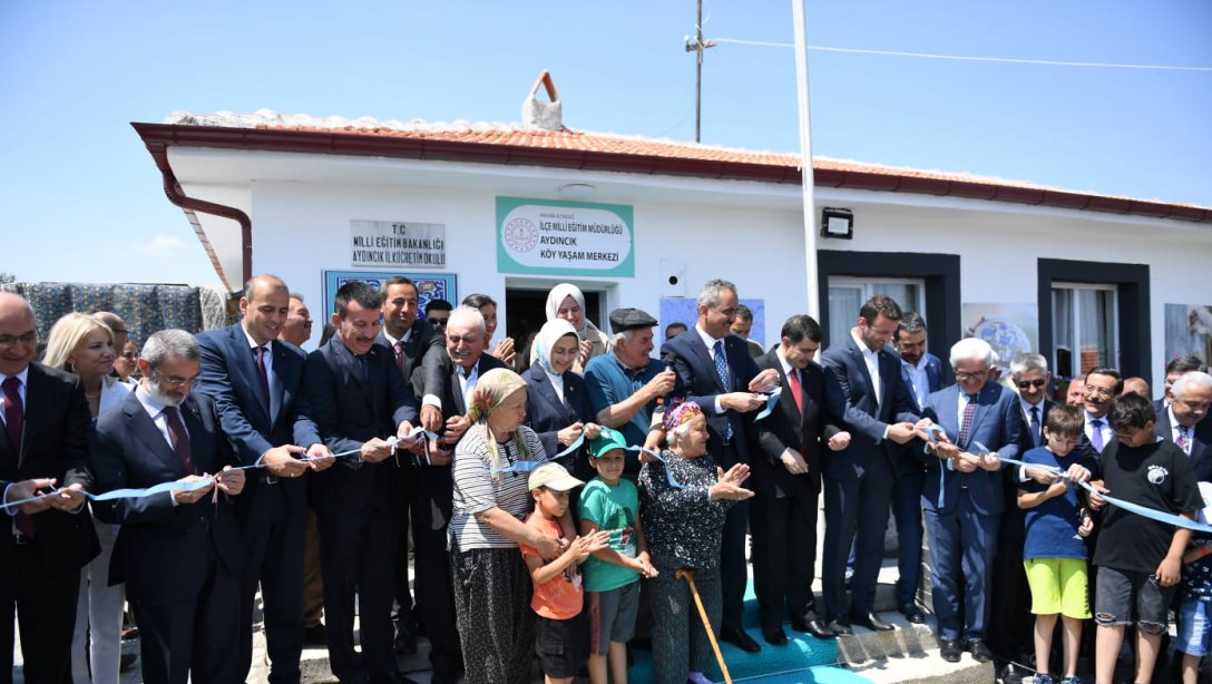 Bakanlığımızın Aktif Olarak Kullanılmayan Köy İlkokullarının Yeniden Açılarak Köy Yaşam Merkezlerine Dönüştürülmesi Projesi Kapsamında, Ankara'daki Aydıncık Köy Yaşam Merkezinin Açılışı